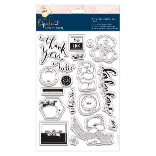 Clear Stamps Set - Forever Friends - Opulent